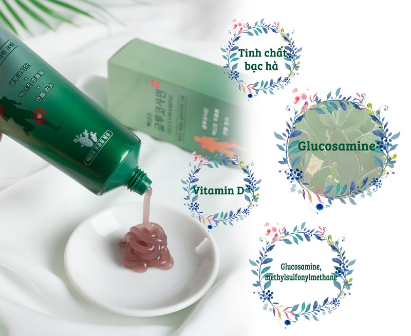 Dầu Lạnh Xoa Bóp Glucosamine Hàn Quốc 150ml