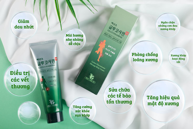 Dầu Lạnh Xoa Bóp Glucosamine Hàn Quốc 150ml